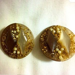 Vintage 1950’s art-deco earrings